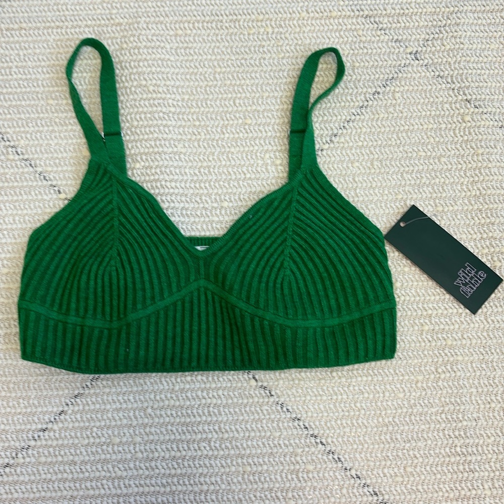 green wild fable shirt/barlette